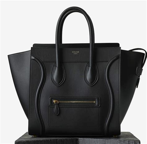 Celine mini luggage tote